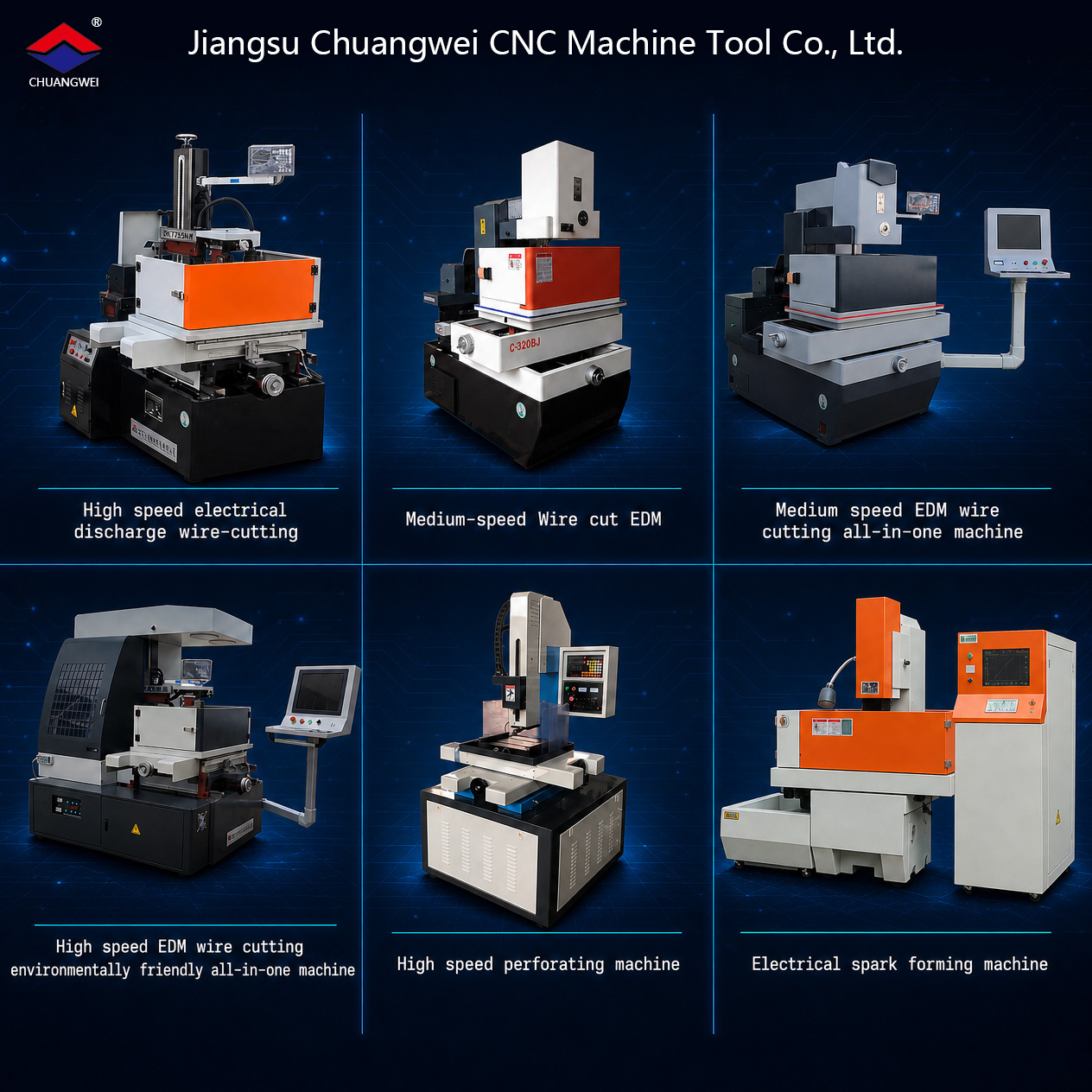 Macchina per taglio a filo CNC EDM di alta qualità
